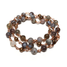 Load image into Gallery viewer, Necklace/Bracelet - Botswana Agate, Copper