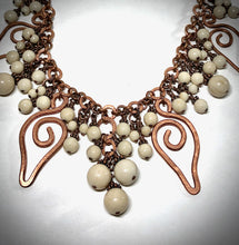 Load image into Gallery viewer, Necklace - Beige Fossil, Copper