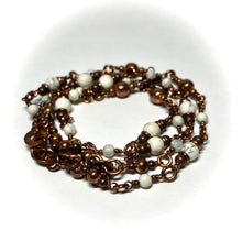 Load image into Gallery viewer, Necklace/Bracelet - Howlite, Copper