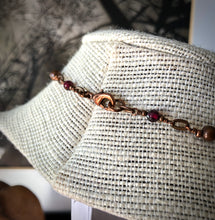 Load image into Gallery viewer, Necklace/Bracelet - Garnet, Copper