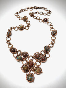 Necklace - Jasper, Copper