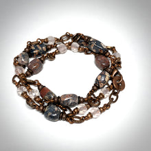 Load image into Gallery viewer, Necklace/Bracelet - Jasper, Rose Quartz, Copper