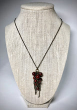 Load image into Gallery viewer, Necklace - Poppy Red Jasper, Brass