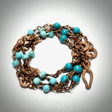 Load image into Gallery viewer, Necklace/Bracelet - Turquoise, Copper